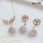 おすすめ〈46〉冬♡箱発送 ライトグレー 大人 コートにも♡3点セット