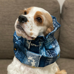 秋新作❤︎デニム柄　追加色　中型犬用スヌード　犬用スヌード