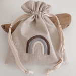 レインボー巾着