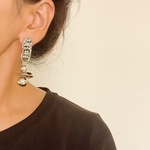 シルバーリングデザインピアス