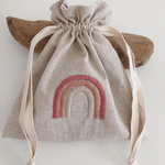 レインボー巾着