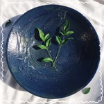 大皿　ほたるゆの陶器　「静かな夜空２」　陶器　食器　サラダ、パスタ、カレー皿　