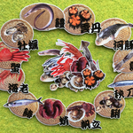 お魚フレークシール２