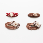 秋ものパッチンピンセット