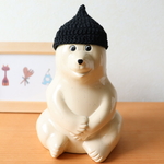 しろくまくんのどんぐり帽子(black)