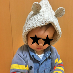 とんがり★くま耳帽子