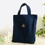 [再販]  お受験バック　お受験　上履き入れ　子供サイズ上履き入れ　折り紙入れ　ゴールドチェリー　私立小学校　ファミリア