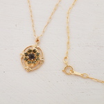 Vintage Daisy Swarovski 14kgfネックレス