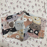 ♡送料無料꙳★*ﾟ猫マスク/大人用/プレゼントにも/猫柄/かわいい/爽やか/手作りマスク/ハンドメイド/秋男性にも/おもしろい