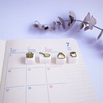 ミニはんこ「家事」編～スケジュール帳にピッタリ