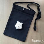 【asami0220様専用ページ】　スピッツ　サコッシュ　もこもこスピッツちゃん　ぬいぐるみわんこ　犬モチーフ　ショルダー