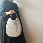 oval bag *⚮* tambourine × sleeping rose gray *⚮*