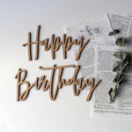 ◉送料込◉木製 Happy Birthday ウッドレター⑺ 誕生日飾り　レターバナー