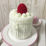 再販！×2おおきな一粒イチゴケーキの綿棒ケースカバー