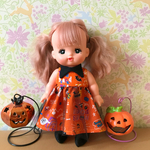 新⭐︎メルちゃんのハロウィンワンピース⭐︎セットにも⭐︎メルちゃん メルちゃん服 ソランちゃん ソランちゃん服