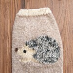 【完成品】はりねずみちゃんセーター  胴回り38センチ 手編み 犬服