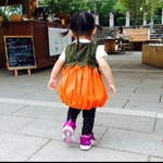 【再販 Happy Halloween☆】ハロウィンかぼちゃのワンピース