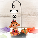 ミニチュア　ハロウィン　樹脂粘土　粘土細工　Halloween　インテリア　プレゼント　玄関　飾り　置物　贈り物　女の子　魔女　パンプキン　車　こねこねくらぶ