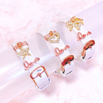 本革 ときめきレザーブレスレット♡アイボリー