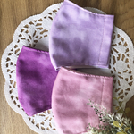 3枚セット　むら染　グラデーションピンク系マスク　立体マスク　お色お選びください　ダブルガーゼ　子供用サイズも対応　1枚