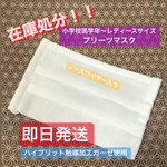 お値下げしました☆即日発送☆小学校高学年〜レディースサイズプリーツマスク