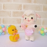 もこもこラムちゃんとヒヨコちゃん🐥set☆pinocosmile☆レトロアニマル