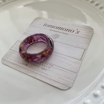 初回価格⭐︎[purple]resin ring