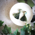 【Special  price】 Hummingbird Green Pierce🕊 𓈒 𓂂𓏸