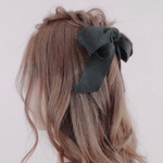 ベロアリボン ヘアクリップ