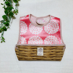 オーダー品☆お食事エプロン＊北欧柄＊大きなお花＊かわいい♡