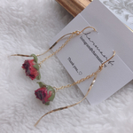 薔薇ピアス♡バラピアス