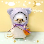 ハリネズミのハロウィンB🎃グレーねこ