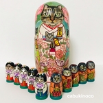 花と和風猫　✴︎〜23匹の毛玉たち〜✴︎