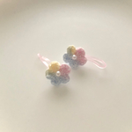 限定★送料無料★ 小さなお花モチーフの髪ゴム2個★ベビー用