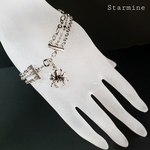 《Starmine》ブレスレット☆スパイダー☆三連ブレスレット【品番:026】