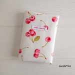 母子手帳ケース • お薬手帳ケース • 通帳 ケース　 * Fresh Cherry　　　　　　 col. アイボリーベージュ