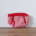 パンツポーチ（パンダ・ピンク）
