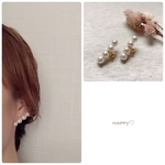 再…販♡ コットンパール イヤリング