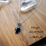 Onyx silver925 necklace 
