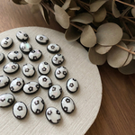24pcs Handmade* 資材 B-672 petit flower canochon