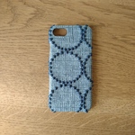 受注製作*ミナペルホネン*タンバリン*グレー×ブルーグレー*mina perhonen*iPhoneケース*iPhoneカバー*スマホケース*スマホカバー
