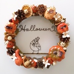 ドラキュラ気分の文鳥Halloweenパンプキンファームリース
