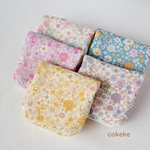 ⭐︎new⭐︎ Floral Collection ふわふわ&やわらか８重ガーゼ ハンカチ♪５枚セット（無添加ガーゼ使用）