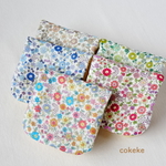🌸🌱 Floral Mix 🌱🌸ふんわりやわらか８重ガーゼ ハンカチ 5枚セット♪（限定カラー使用）fuwara