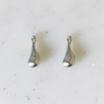 Matte Silver Drop Pendant Tops