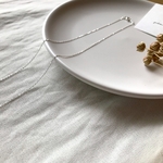 華奢 シルバーチェーンネックレス silver925  シルバーチョーカー シンプル オシャレ