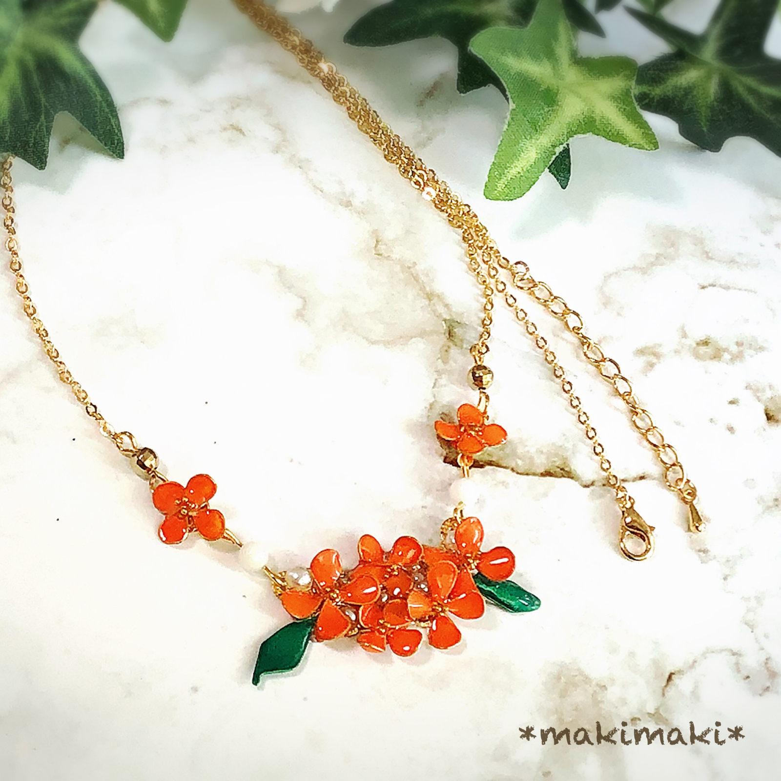 気まぐれお値下げ中♡　Yoshinob お花モチーフ　ネックレス 気まぐれお値下げ中♡ Yoshinob お花モチーフ ネックレス 気まぐれお