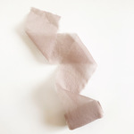 シフォン　シルクリボン　dusty pink 5cm