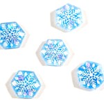 雪の結晶　ダイヤモンドダスト　イヤリング　ピアス