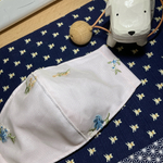 新作。お花のレース　秋マスク